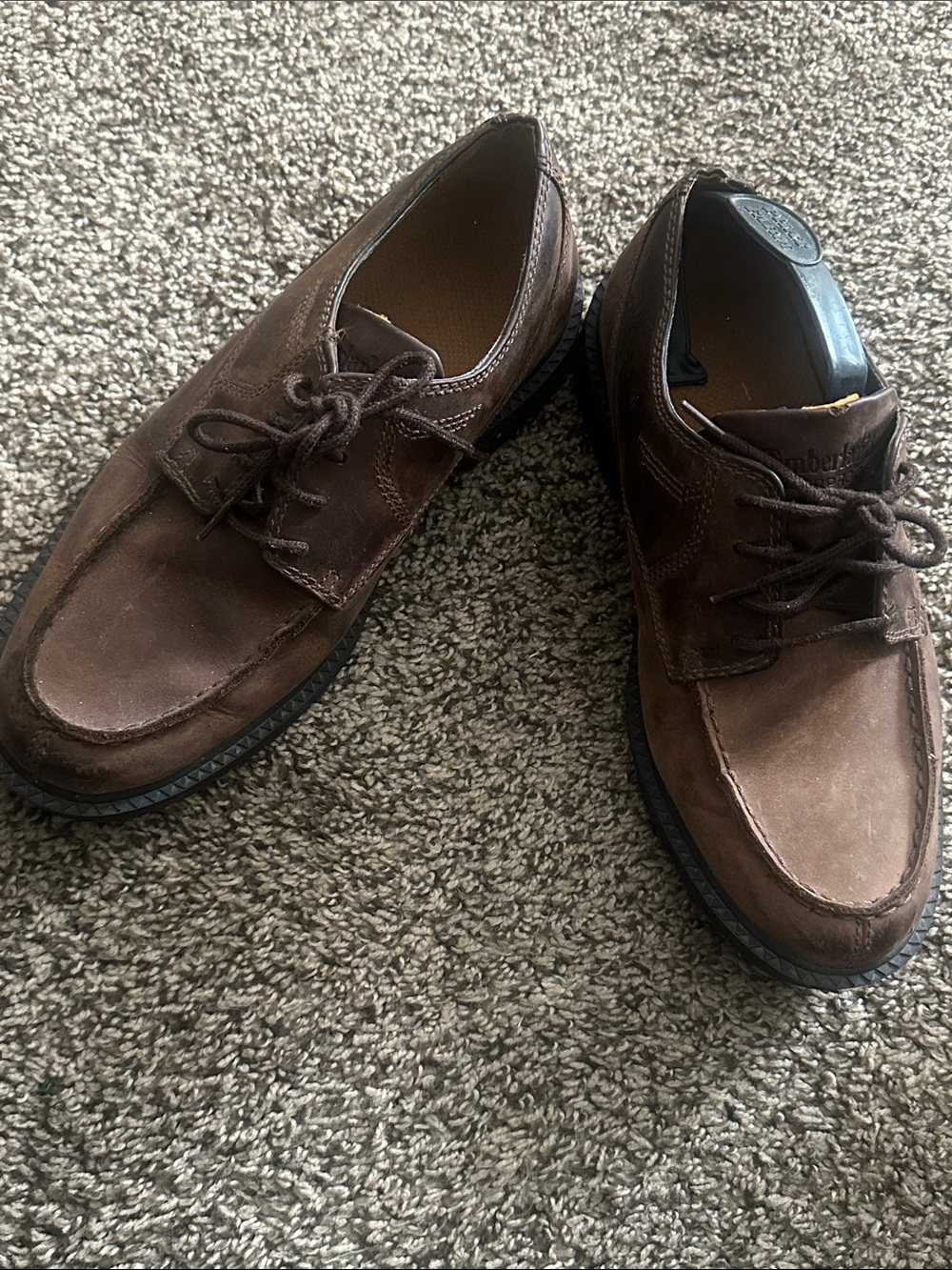 Timberland Brown Suede Derby Shoes